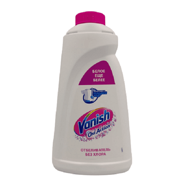 Пятновыводитель Ваниш (Vanish) Oxi Action жидкий (Белый) 1л