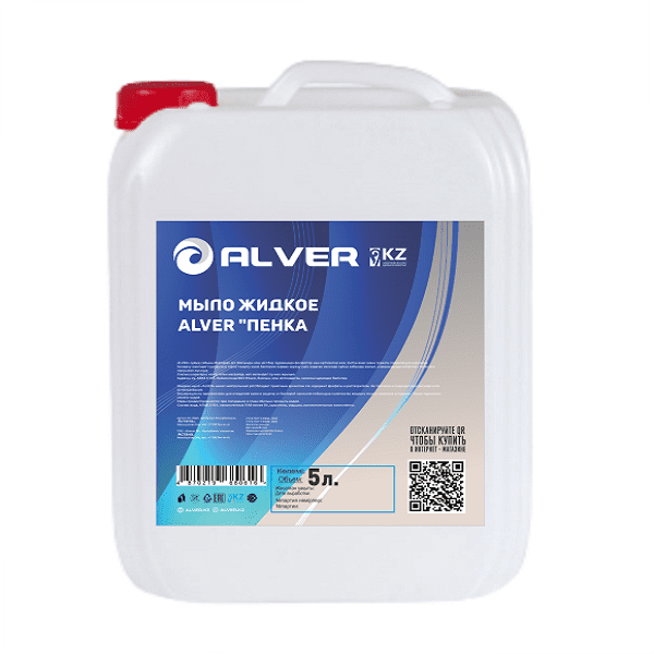 Мыло жидкое ALVER "ПЕНКА" 5 л Канистра