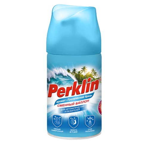 Освежитель воздуха PERKLIN "Тропический бриз", 250мл (сменный блок)