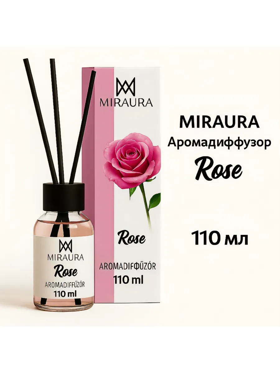 Диффузор Miraura Роза 110 мл