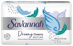 Мыло Savannah Dreamy Creamy, белое 100 гр