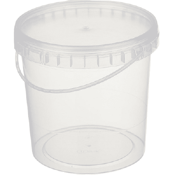 Ведро 1100 мл (JOKEY) прозрачное, (без крышки)