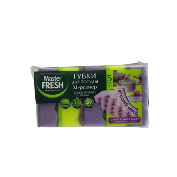*Губки для посуды Master Fresh 5 шт