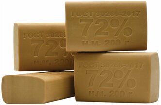 Мыло хозяйственное НМЖК 72%, 200 гр