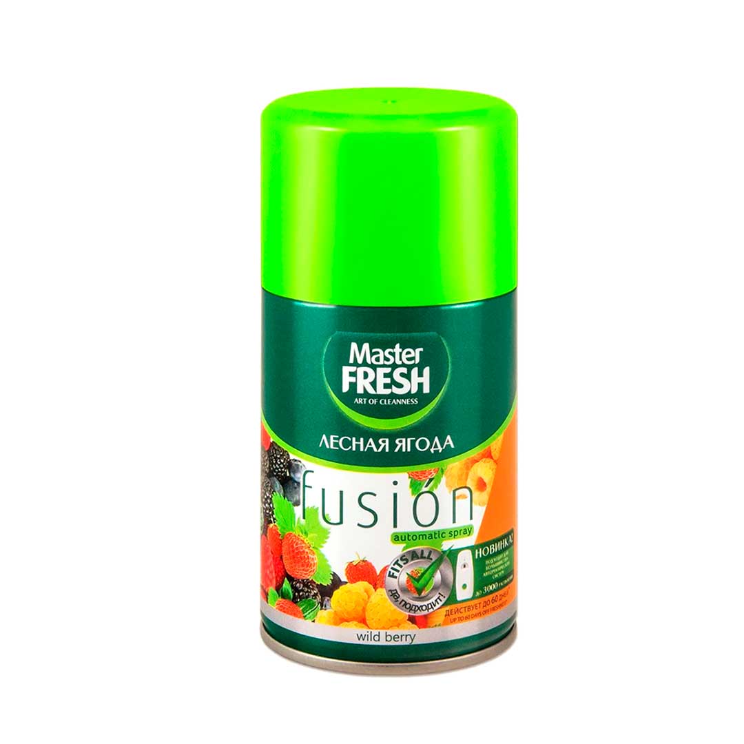 *Освежитель воздуха MASTER FRESH Лесная ягода 250мл (сменный блок)
