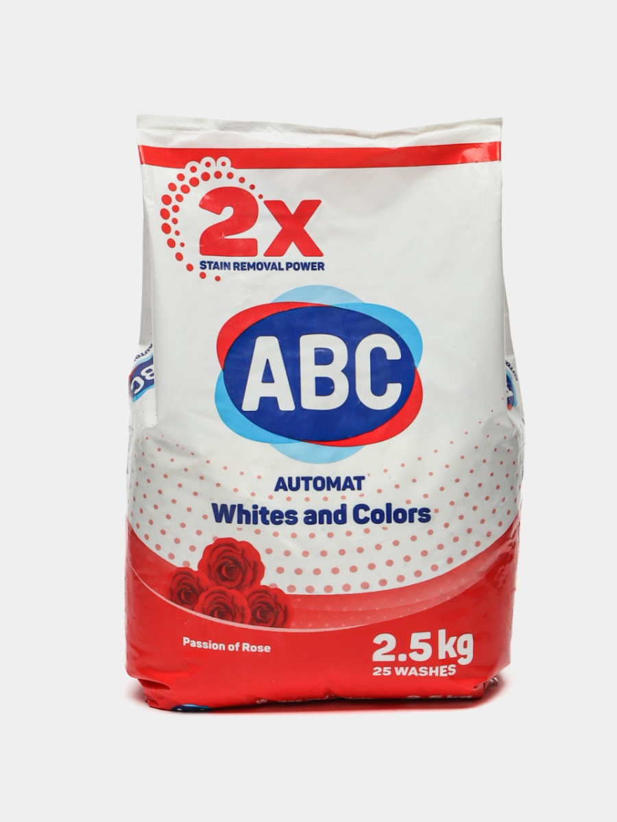 Порошок стиральный ABC Роза 2,5кг