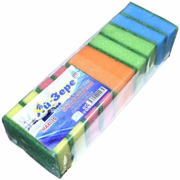 Губки для посуды MAXI 10 шт