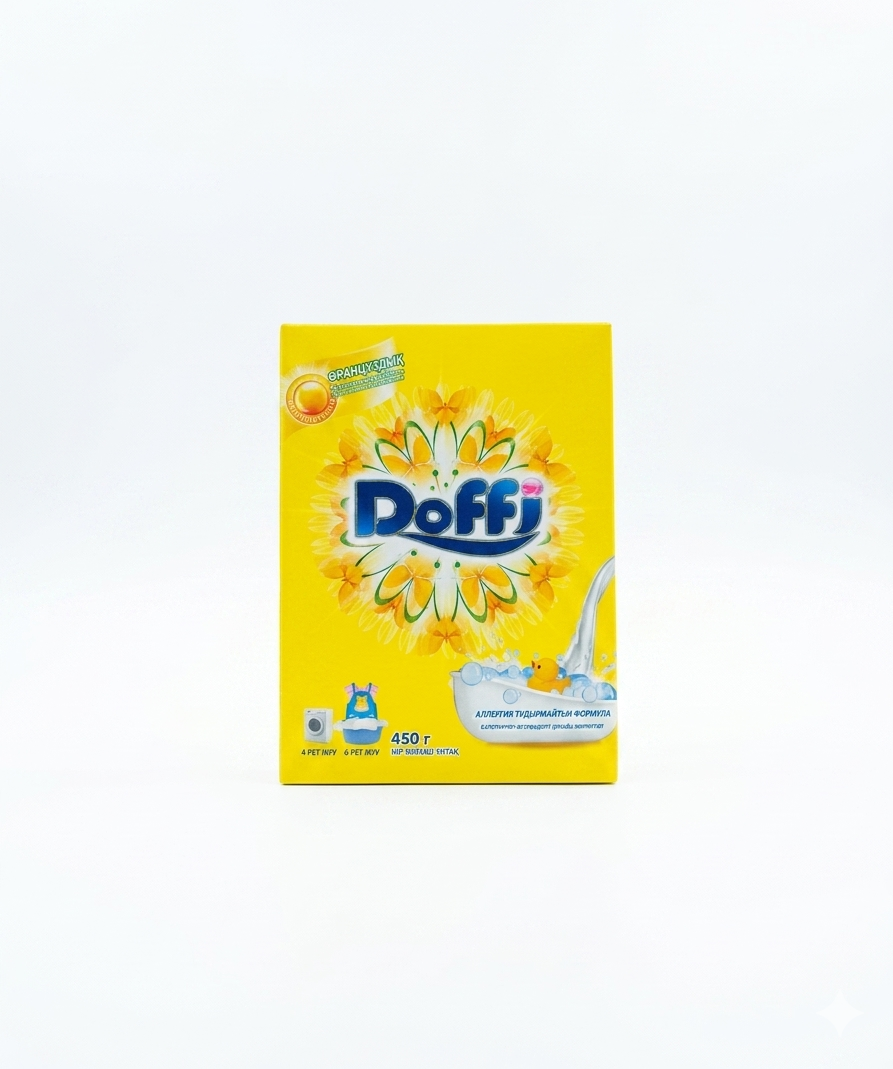 Порошок стиральный Doffi 450гр, Гипоаллергенный