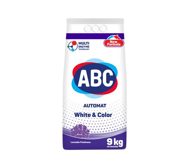 Порошок стиральный ABC Лаванда 9 кг