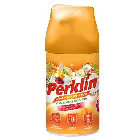 Освежитель воздуха PERKLIN "Райский десерт", 250мл (сменный блок)