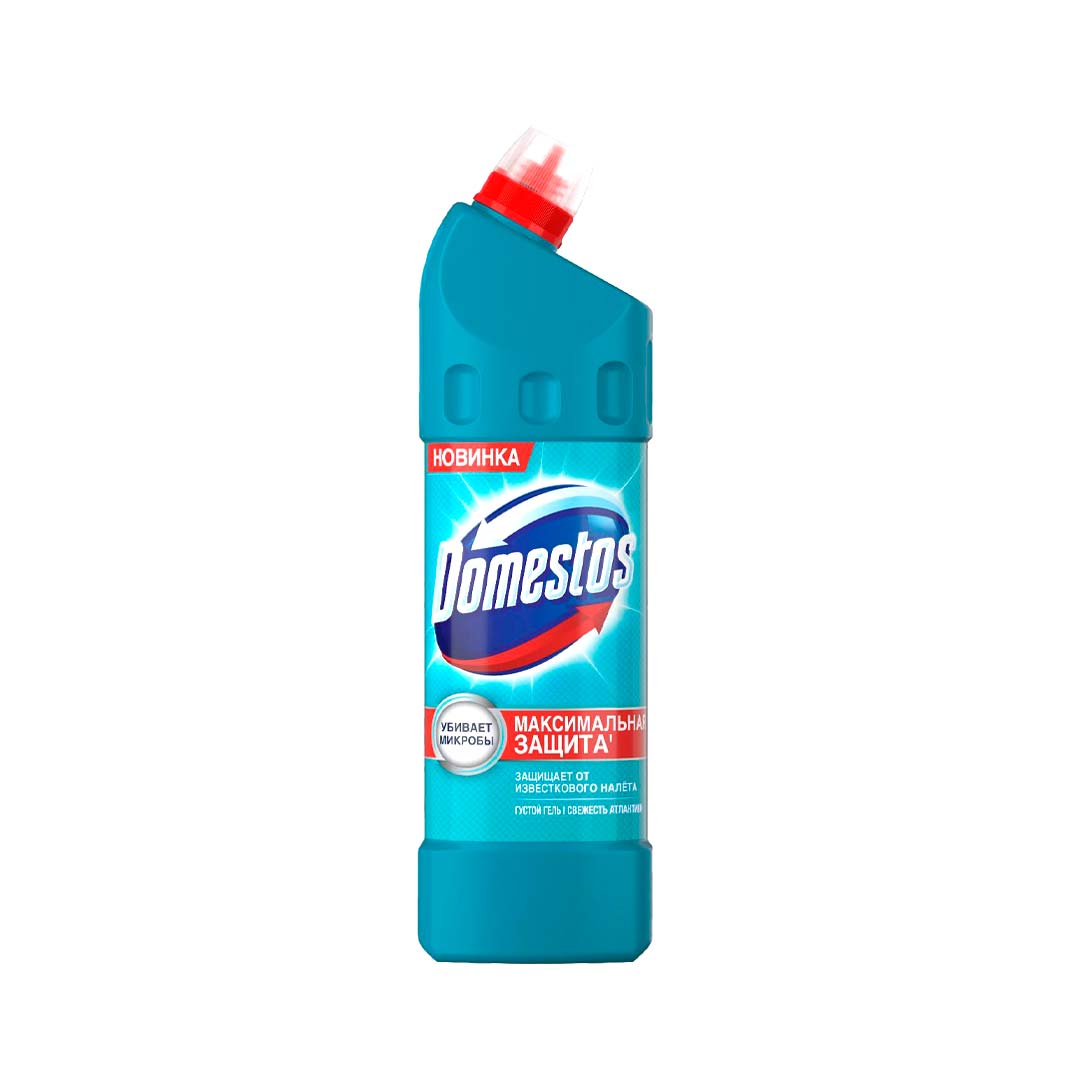 Чистящее средство Domestos СВЕЖЕСТЬ АТЛАНТИКИ 1л (Голубой)